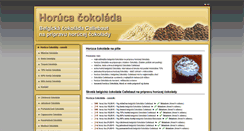 Desktop Screenshot of horuca-cokolada.supremus.sk