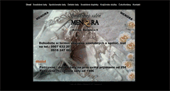 Desktop Screenshot of menora.supremus.sk