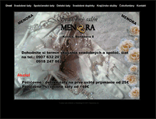 Tablet Screenshot of menora.supremus.sk