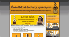Desktop Screenshot of cokofontany.supremus.sk